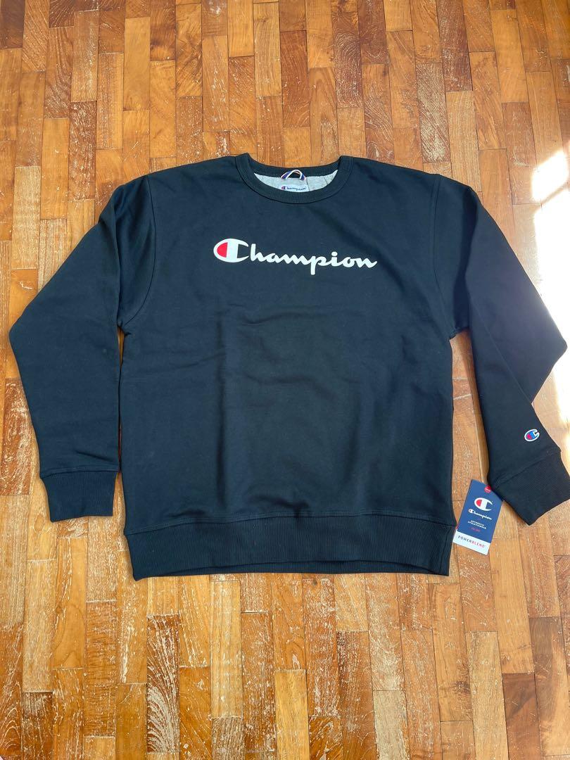 Champion Men s Graphic Powerblend Fleece Crew