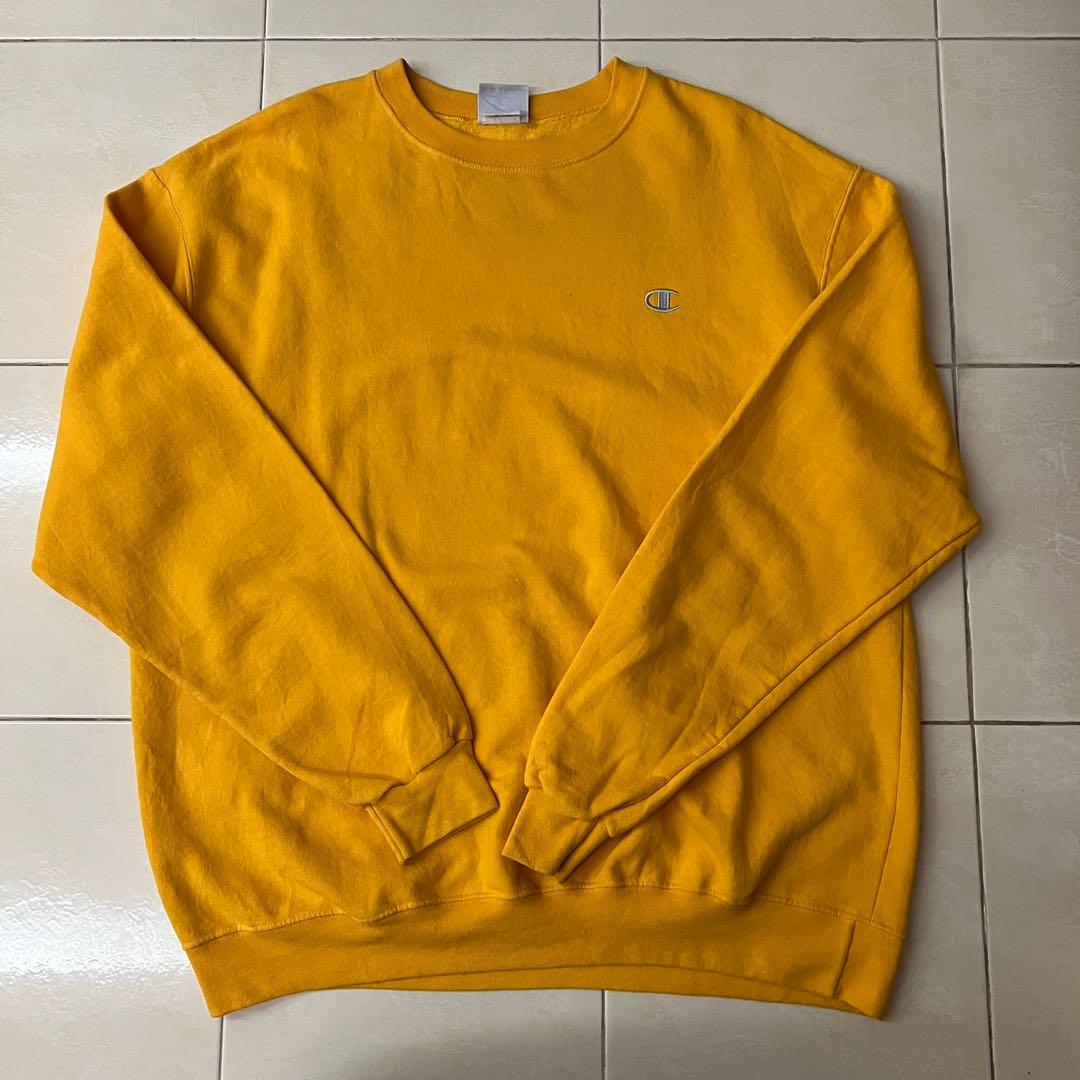 Champion sweatshirt mustard yellow 2025
