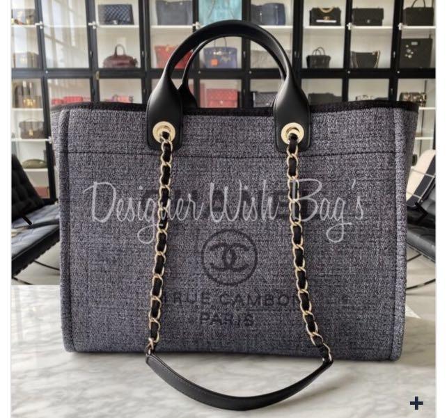 Chanel deauville tote medium, Women's Fashion, Bags & Wallets