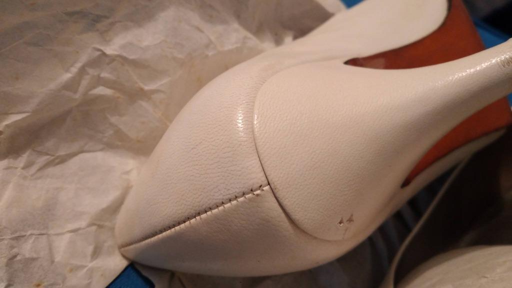 Christian Dior white wedding heels pumps, Women's Fashion, Footwear