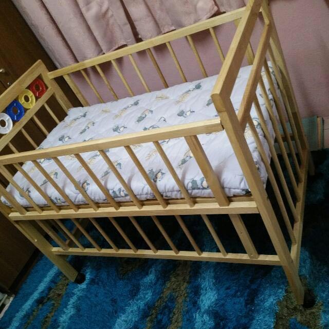 Clearance! IKEA Baby Cot, Babies & Kids, Baby Nursery & Kids Furniture, Cots & Cribs on Carousell
