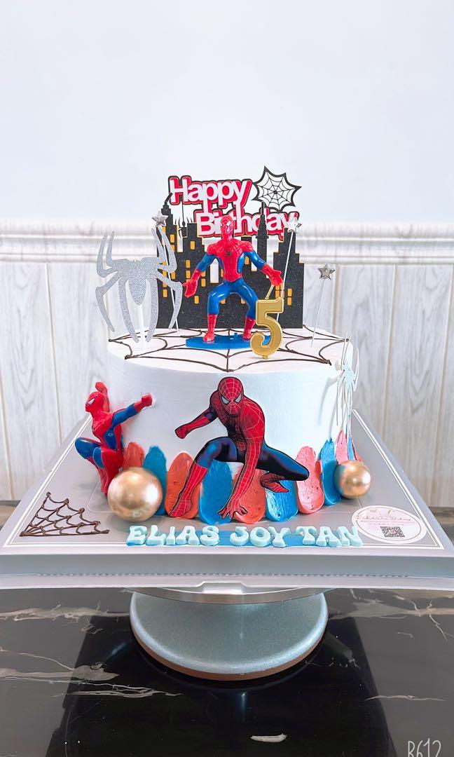 Customise Spider-Man Birthday cake, Food & Drinks, Homemade Bakes on Carousell Customise Spider-Man Birthday Cake, Food & Drinks, Homemade Bakes On Carousell