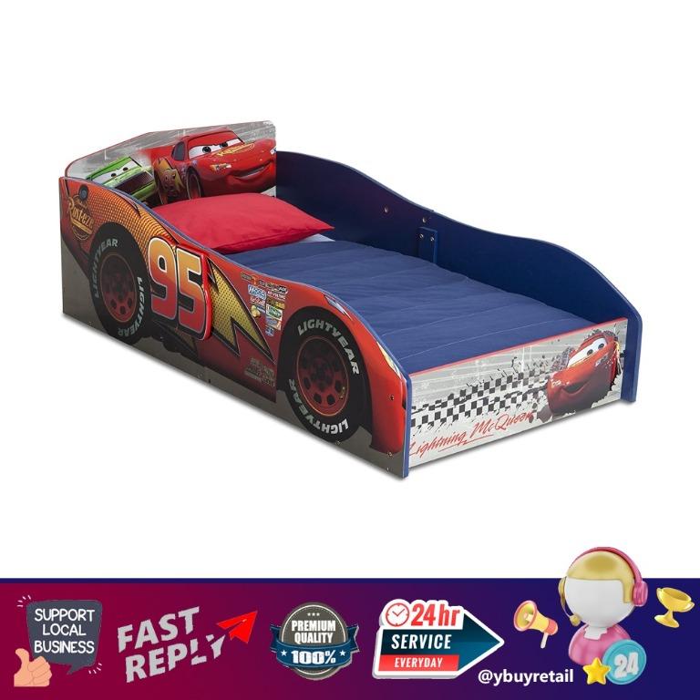 Delta children's lightning mcqueen bed shop