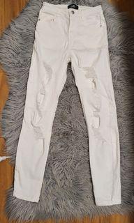 Dotti white high waisted Jeans