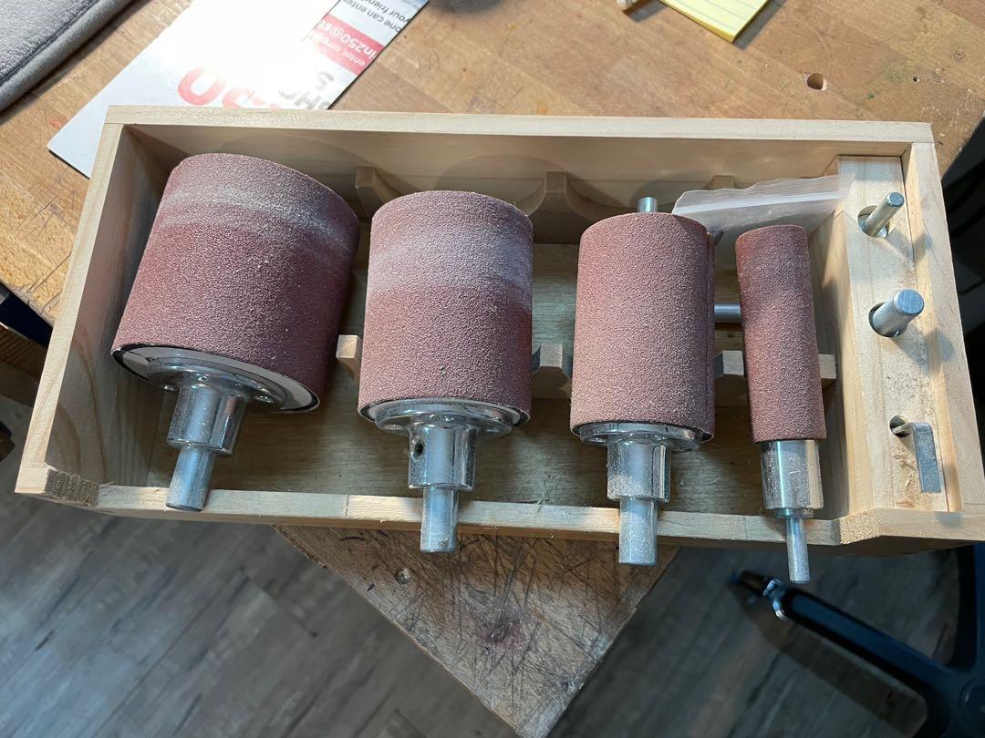 Drum sanders for drill presses from axminster, Furniture & Home