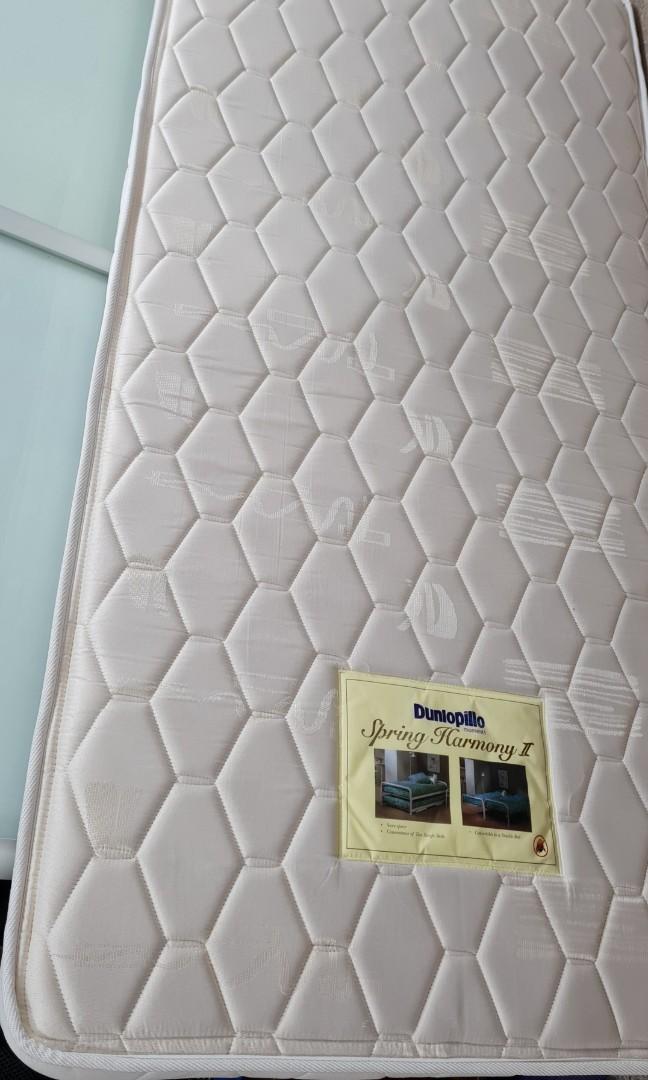 Dunlopillo Spring Harmony 2 Single Mattress, Furniture & Home Living, Furniture, Bed Frames