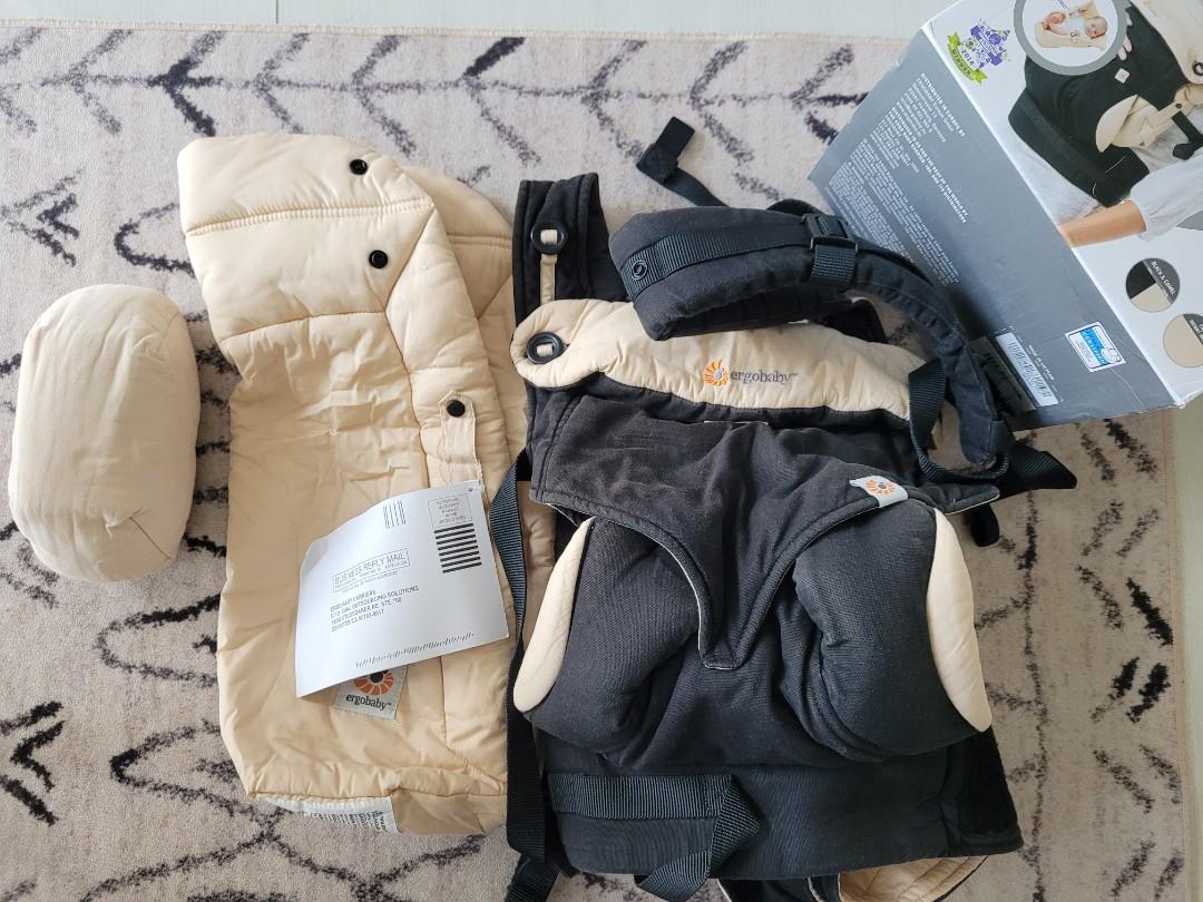Ergobaby bundle of joy baby carrier and infant insert set top