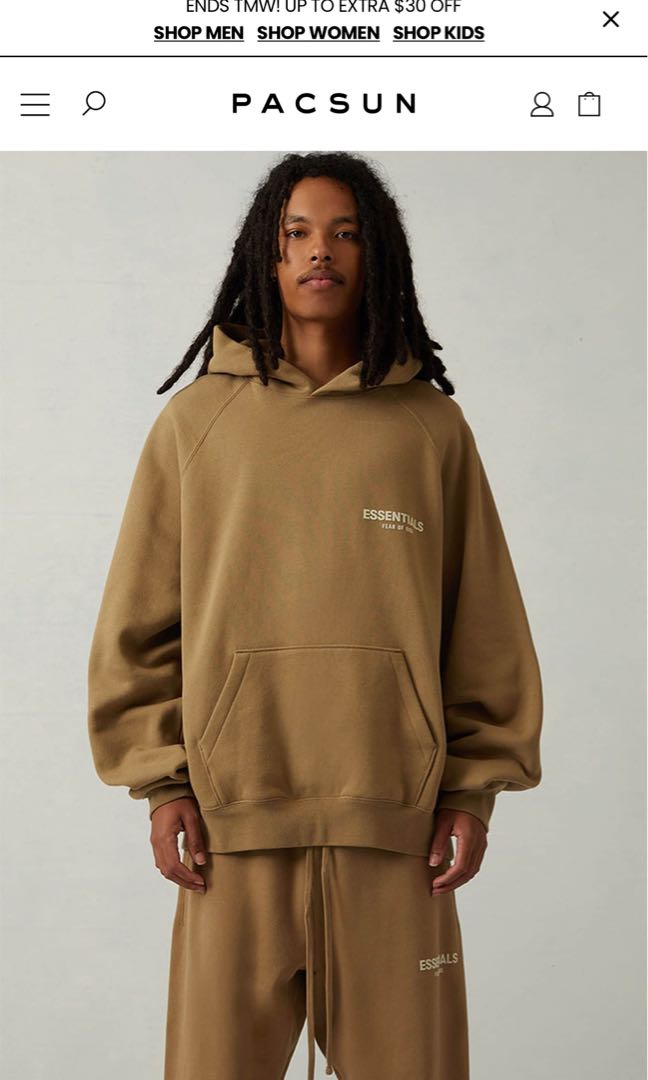 Camel swatch hoodie top