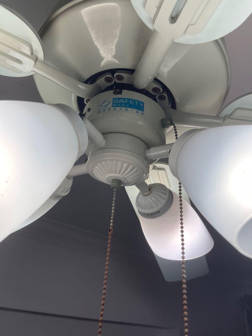 Fanco ceiling fan with lights, Furniture & Home Living, Lighting & Fans