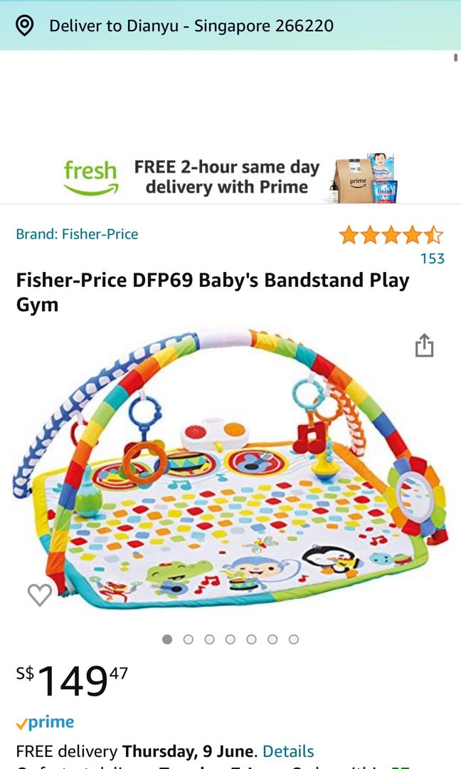 Fisher price bandstand play gym store
