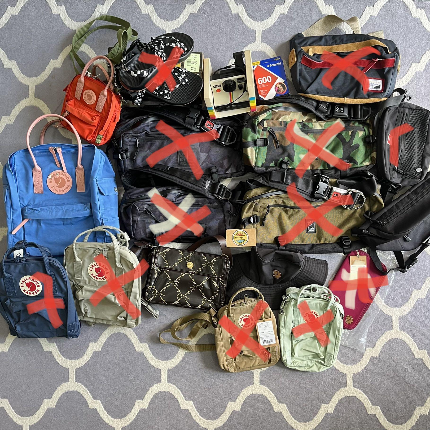 Fjallraven Kanken Acne Studios Longchamp Vintage Thrasher Chrome