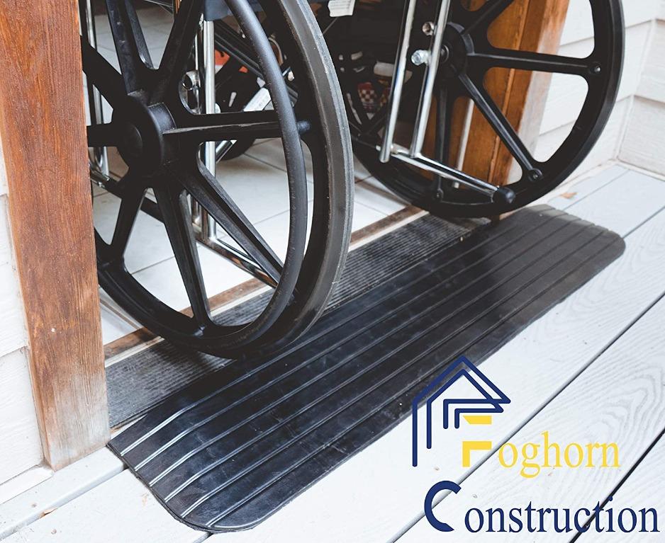 Foghorn Construction- 1 Inch High Threshold Ramp for Door, 43 Wide ...