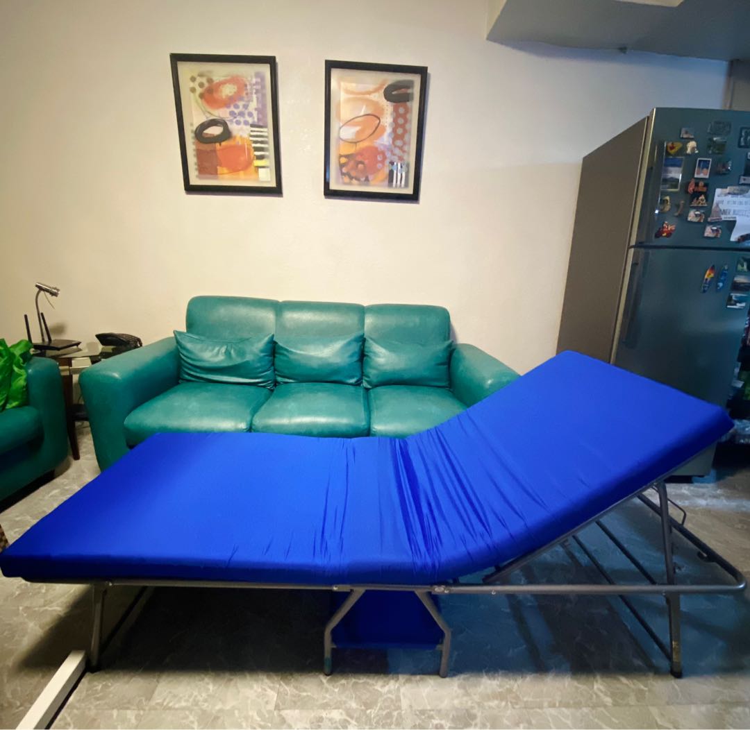 Foldable and Reclinable Bed Home Suite, Furniture & Home Living