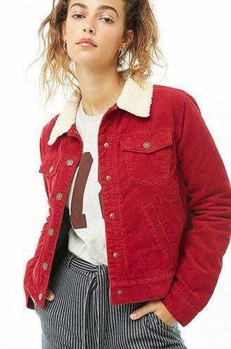Forever 21 F21 Corduroy Jacket, Women's 