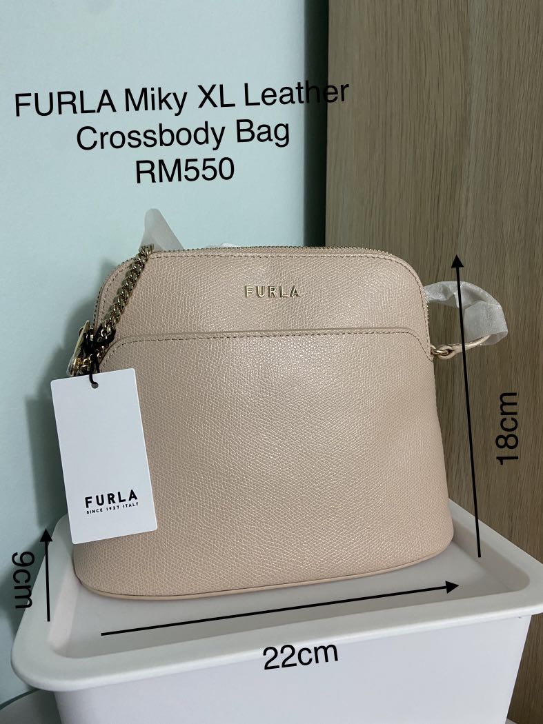 Furla miky best sale leather crossbody bag