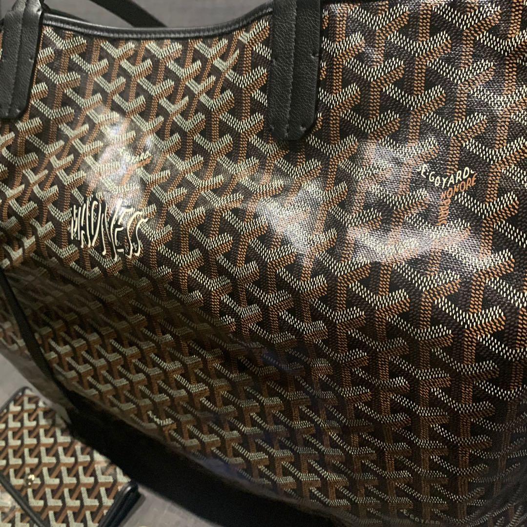 Goyard brown Saint Louis XXL special edition with Madness 666 print