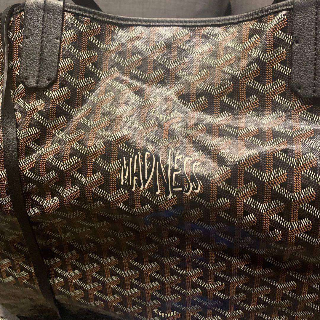 Goyard brown Saint Louis XXL (special edition) with Madness & 666 print,  Men's Fashion, Bags, Sling Bags on Carousell