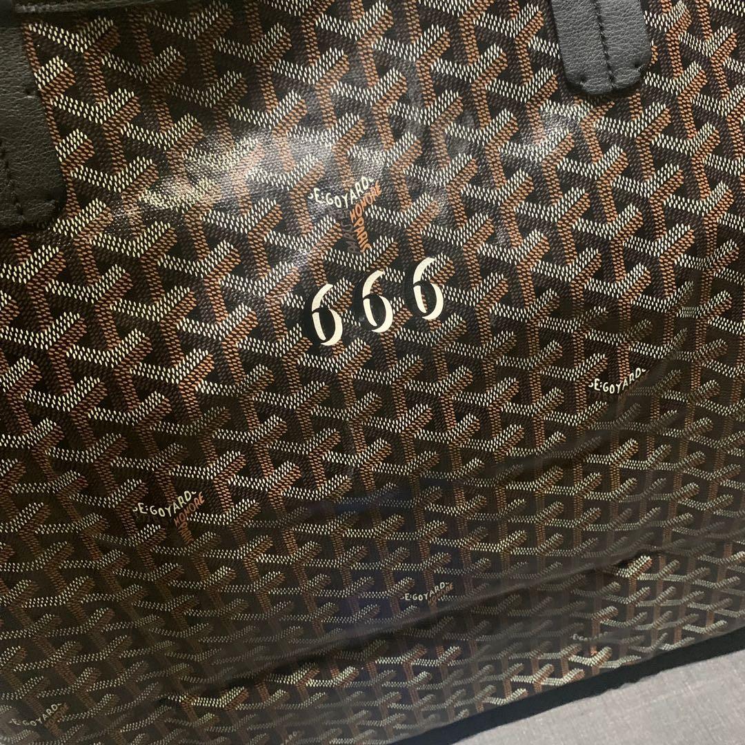 Goyard brown Saint Louis XXL (special edition) with Madness & 666