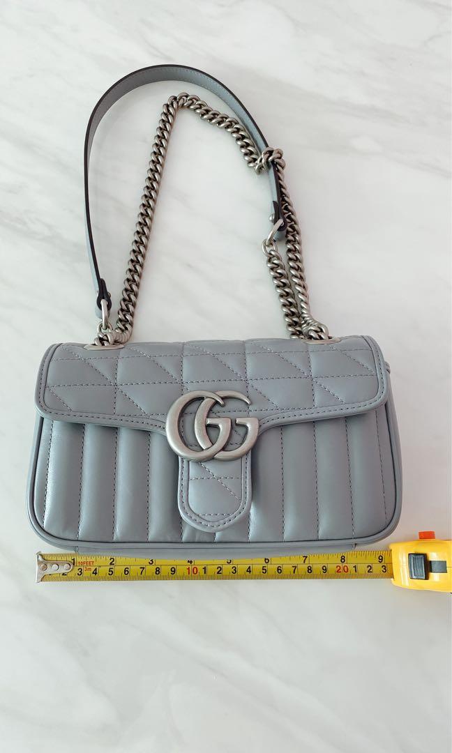 Grey gucci marmont bag store