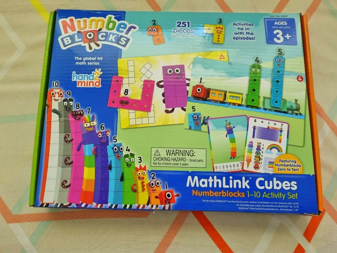 Hand2mind Numberblocks Mathlink Cubes 1 10 Or 11 20 Activity Set 30