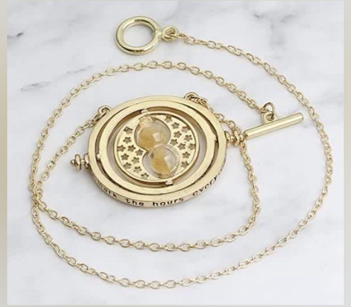 Harry Potter Vintage Hourglass Necklace Women s Fashion Jewelry