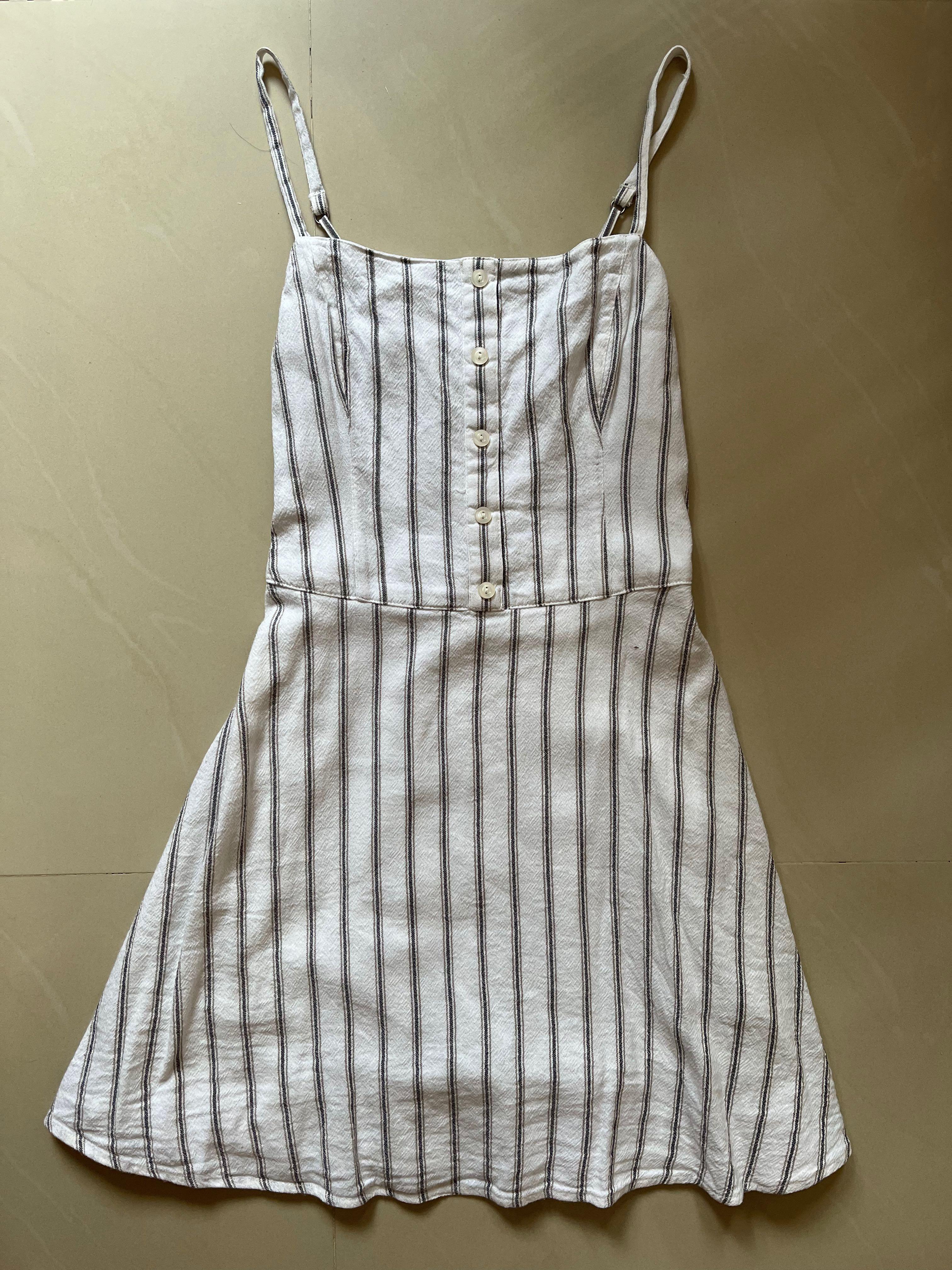 Hollister striped dress hotsell