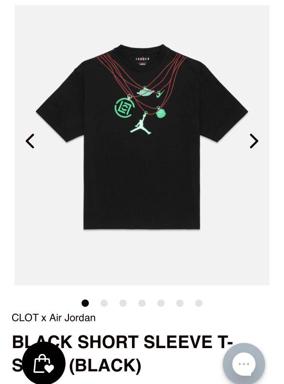 Clot x jordan tee deals