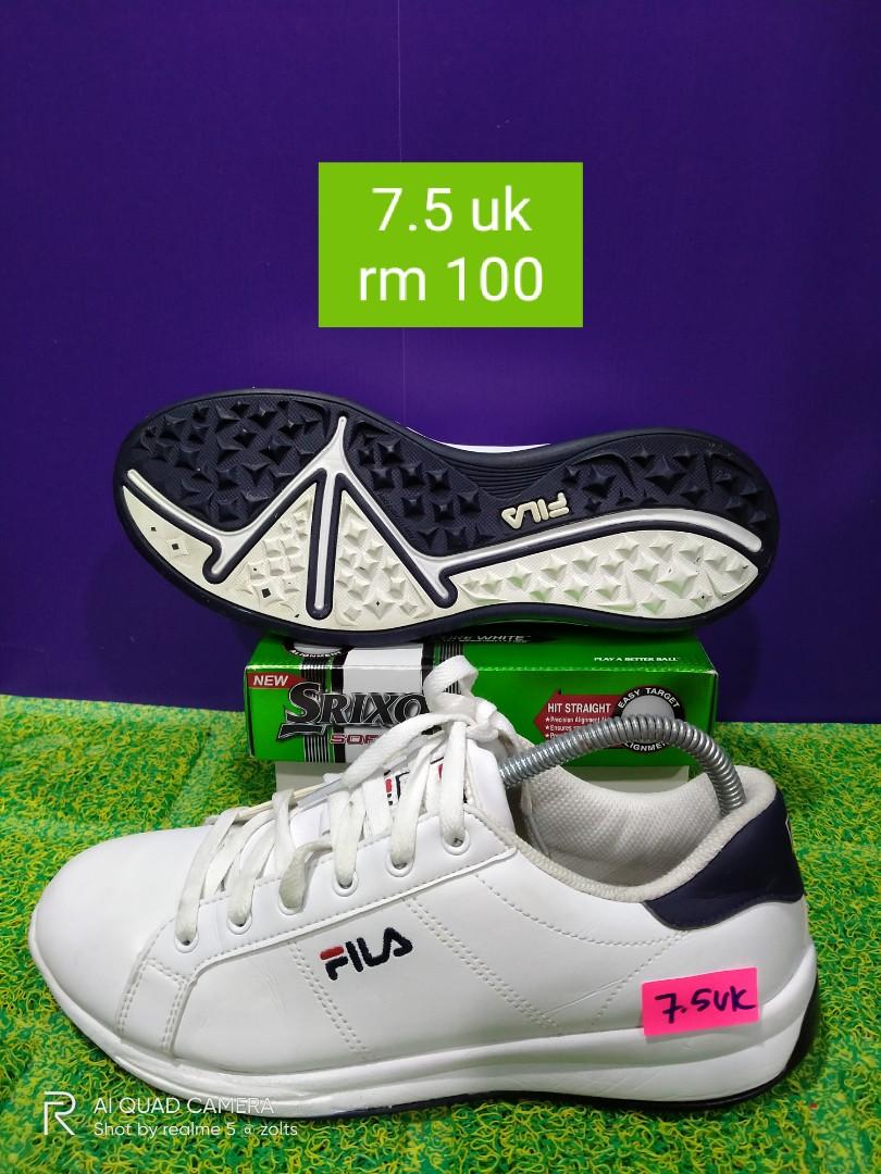 Kasut Golf Shoes Fila 7.5 uk Men s Fashion Footwear Sneakers on
