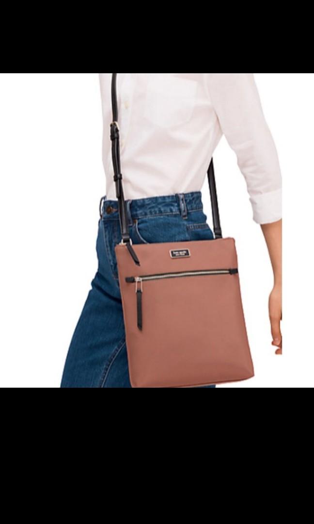 KATE SPADE New York Dawn Flat Crossbody, Luxury, Bags & Wallets on Carousell