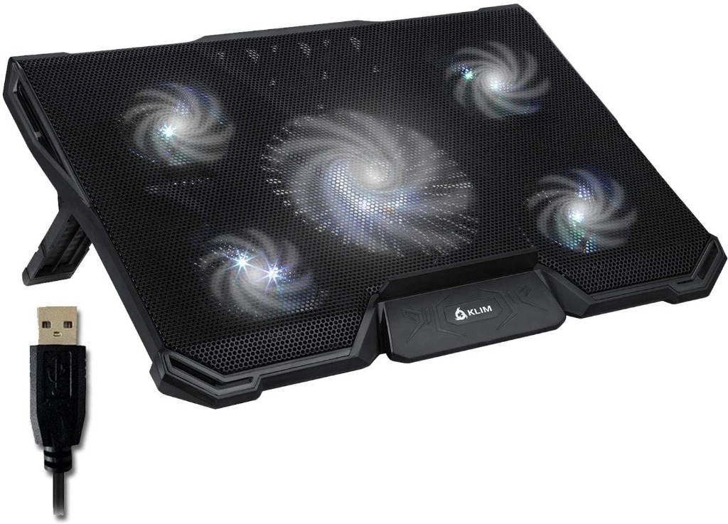 KLIM Cyclone - Laptop Cooling Stand - Maximal Cooling - XL Laptop Stand ...