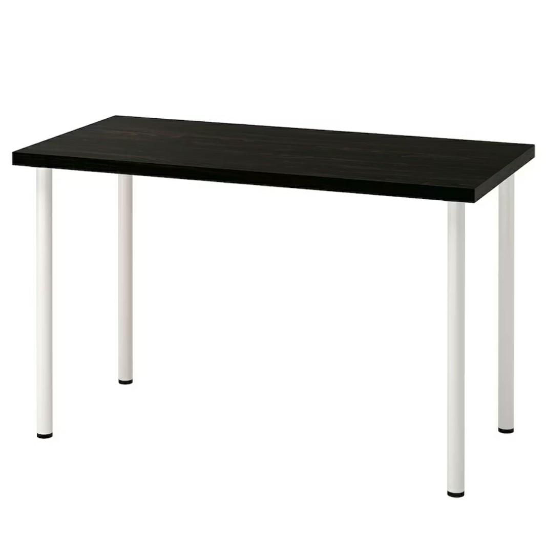 Linnmon black desk top