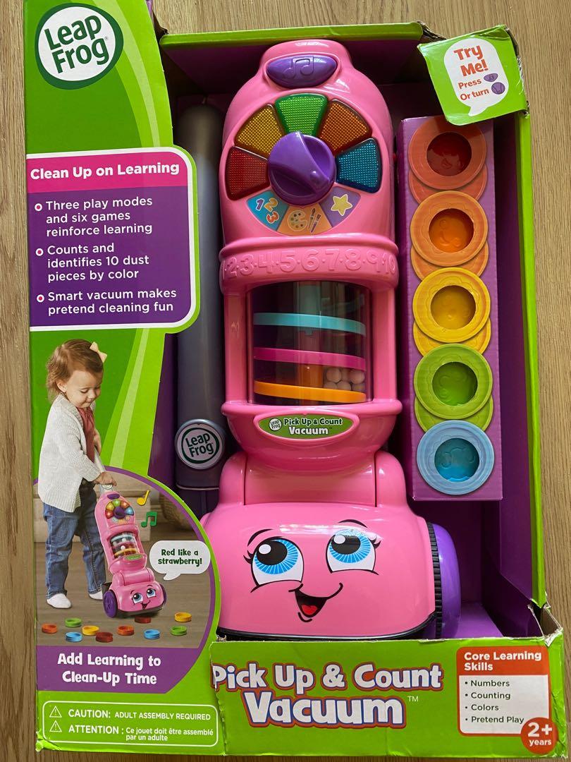 LeapFrog Pick Up and Count Vacuum, Pink, Hobbies & Toys,