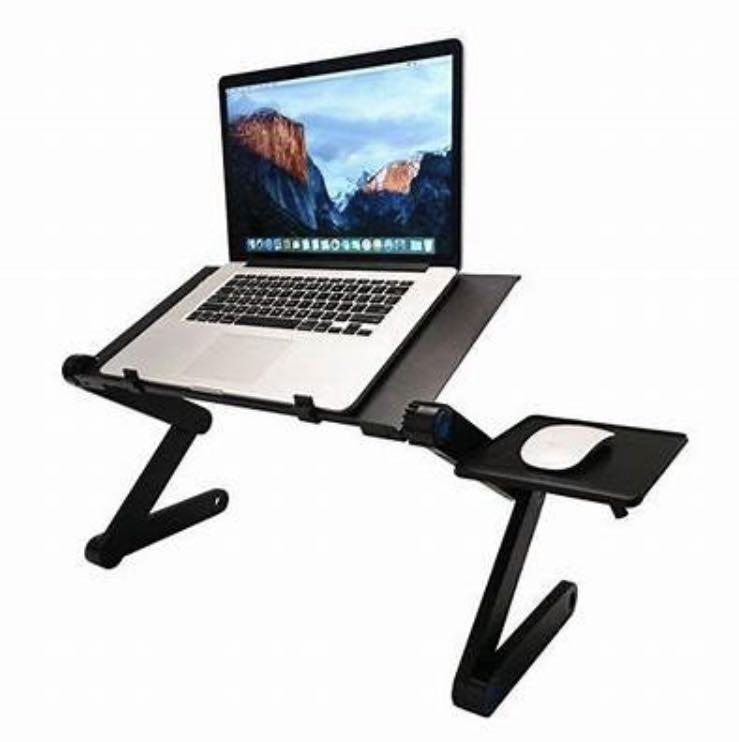 Longko Adjustable ergonomic Laptop Stand, laptop table/desk with mouse