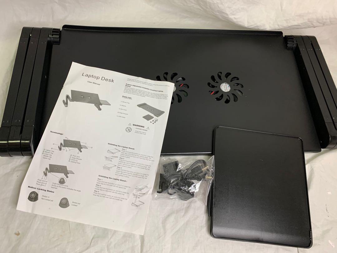 Longko Adjustable ergonomic Laptop Stand, laptop table/desk with mouse