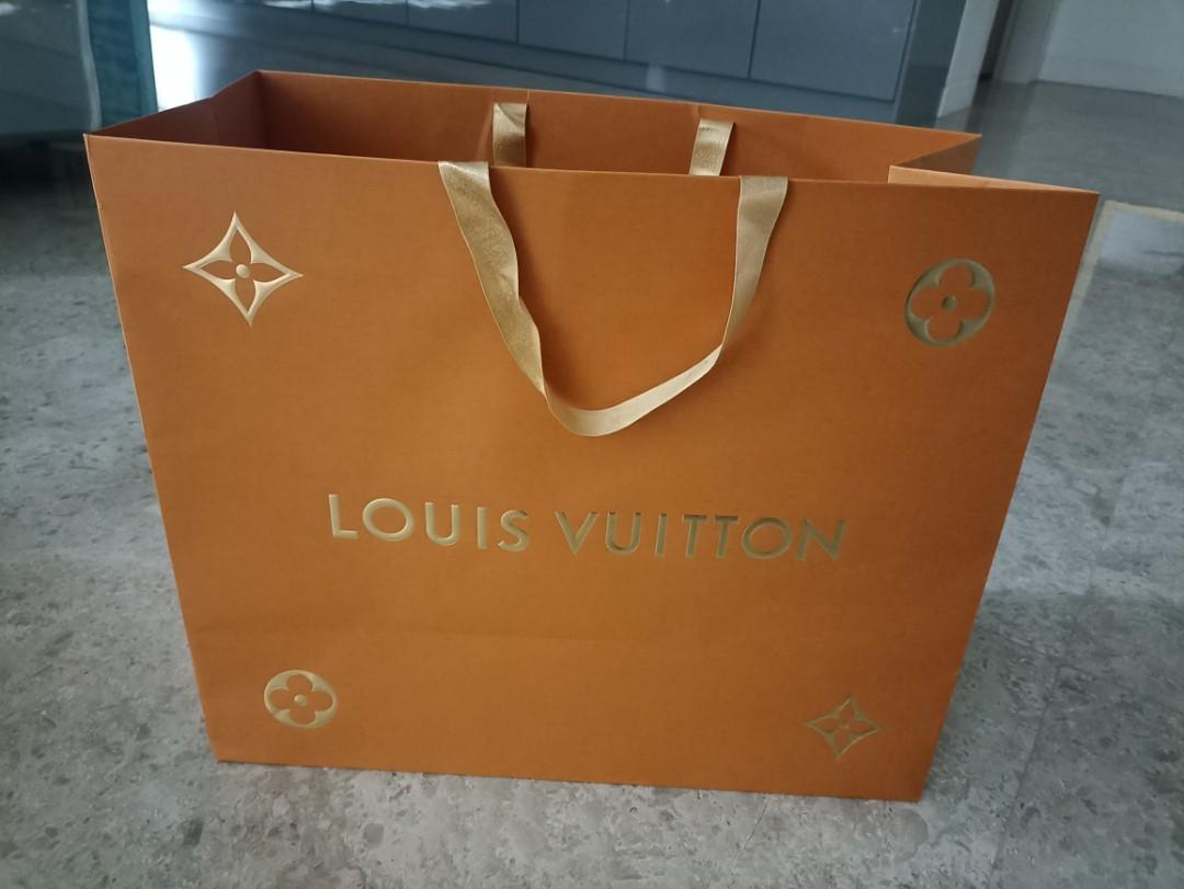 Authentic LV paper bag (Large size) - Bags & Wallets for sale in  Setiawangsa, Kuala Lumpur