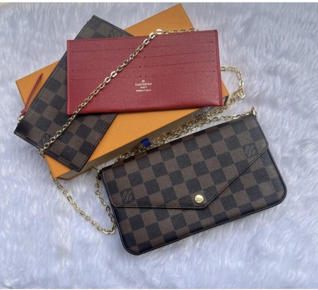 URGENT SALE!! Authentic LV Felicie Pochette Damier Ebene, Luxury, Bags &  Wallets on Carousell