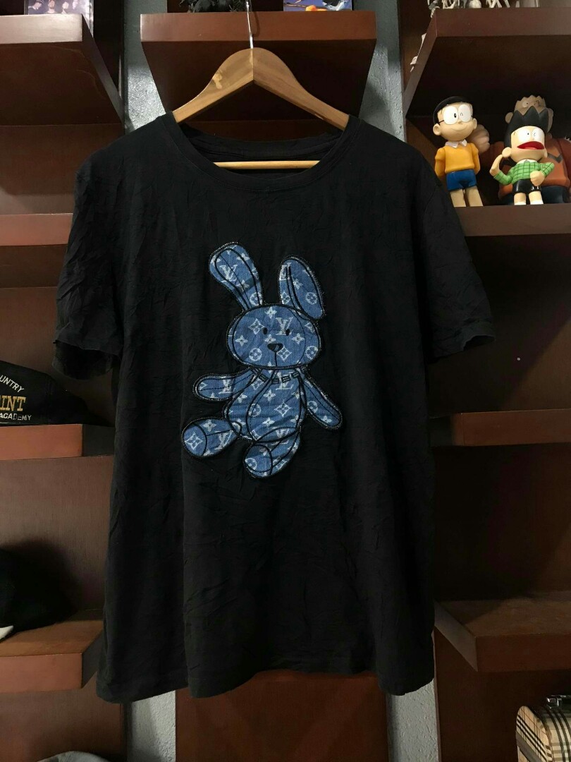 LV Teddy Bear Shirt, Men's Fashion, Tops & Sets, Tshirts & Polo Shirts on  Carousell