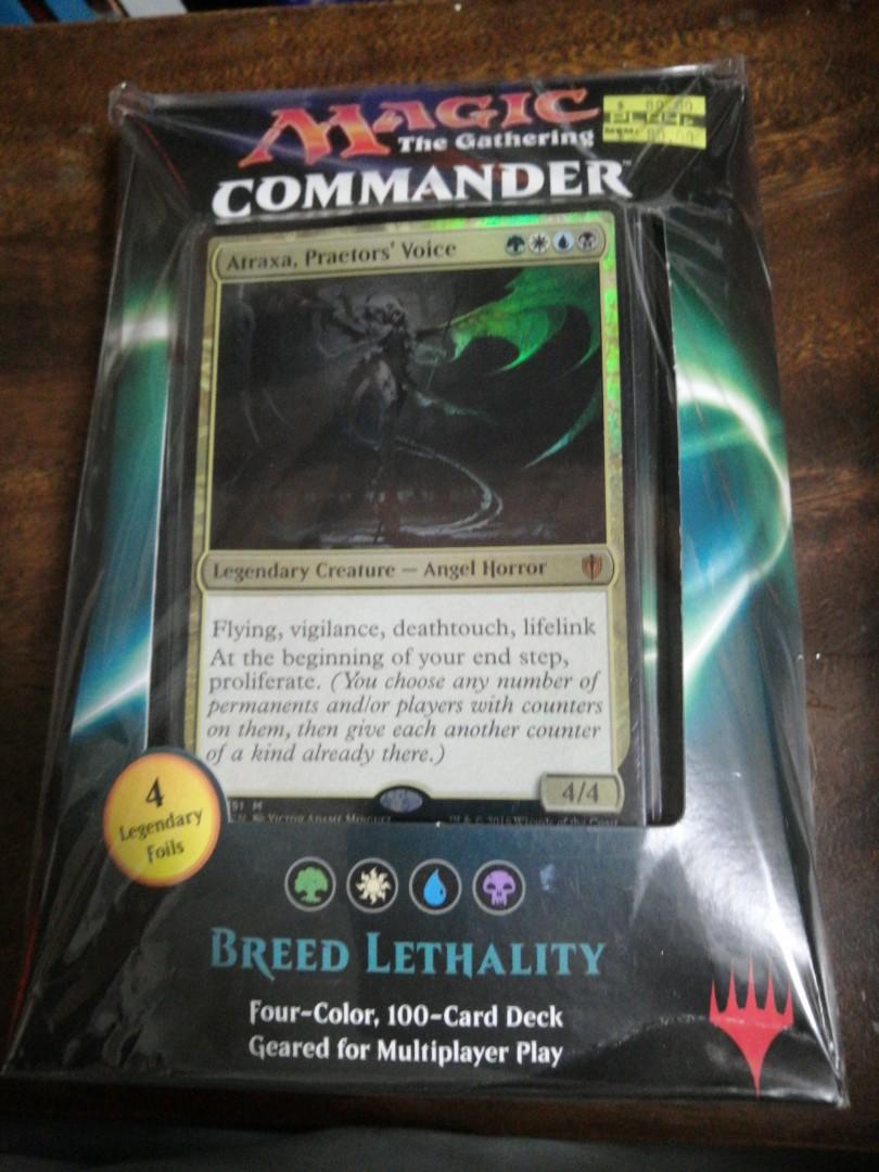 mtg breed lethality commander deck Magic the Gathering Commander 2016 Deck