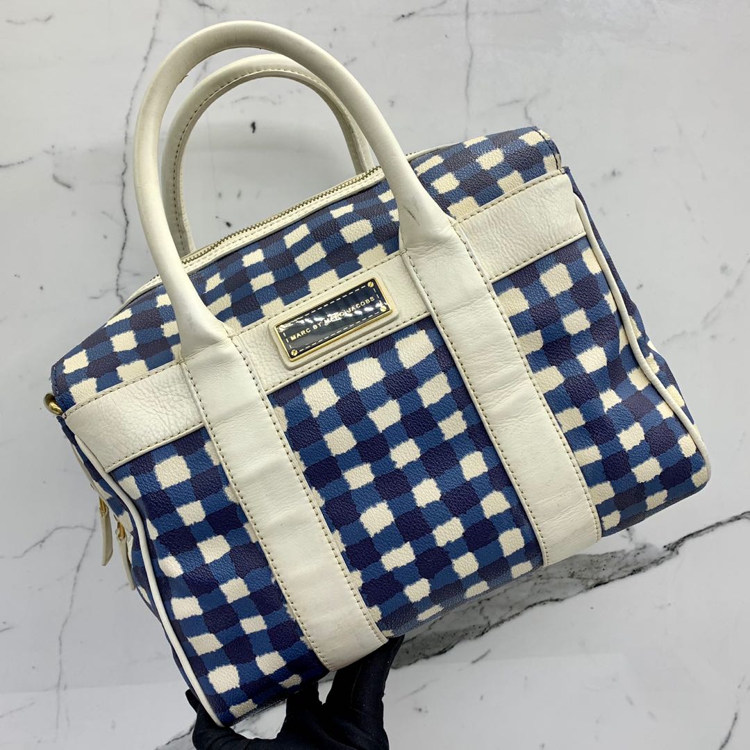 Marc jacobs top checkered bag