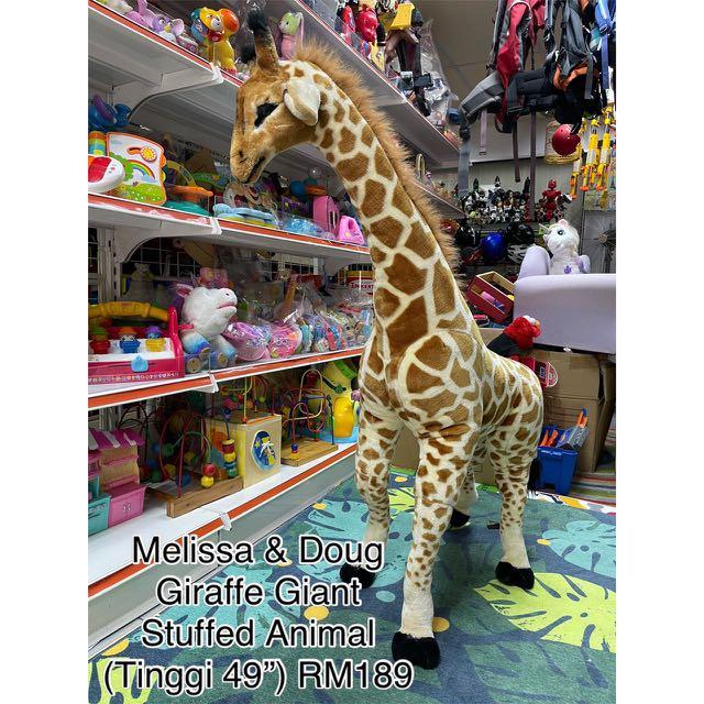 Melissa Doug Giraffe Giant Stuffed Animal tinggi 49
