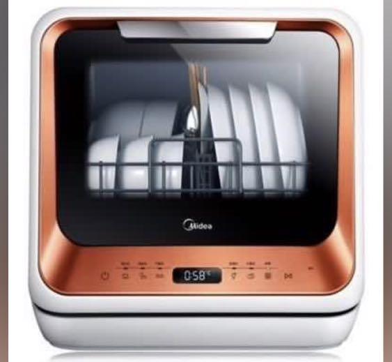 Midea mini dishwasher, Furniture & Home Living, Kitchenware & Tableware