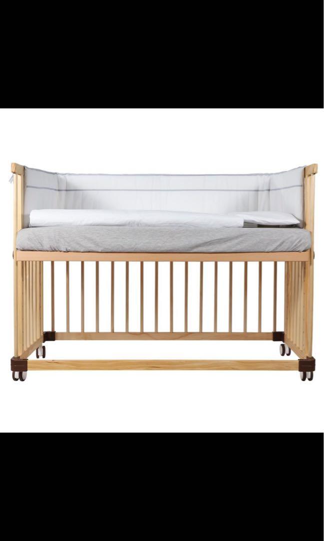 Multifunctional Baby Cot (Beblum Lavo 5) Full Set with Bedding and Mattress, Babies & Kids
