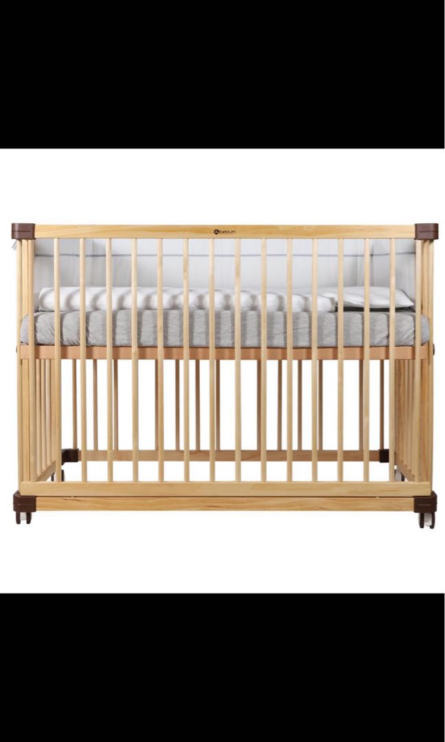 Multifunctional Baby Cot (Beblum Lavo 5) Full Set with Bedding and Mattress, Babies & Kids