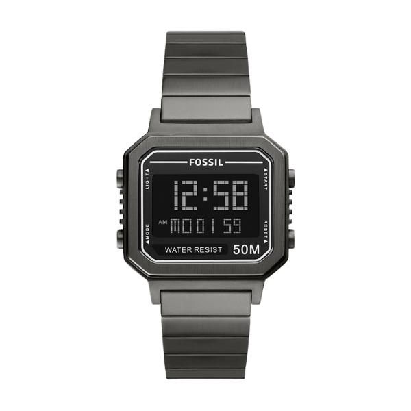 Men's digital stainless steel watches on sale