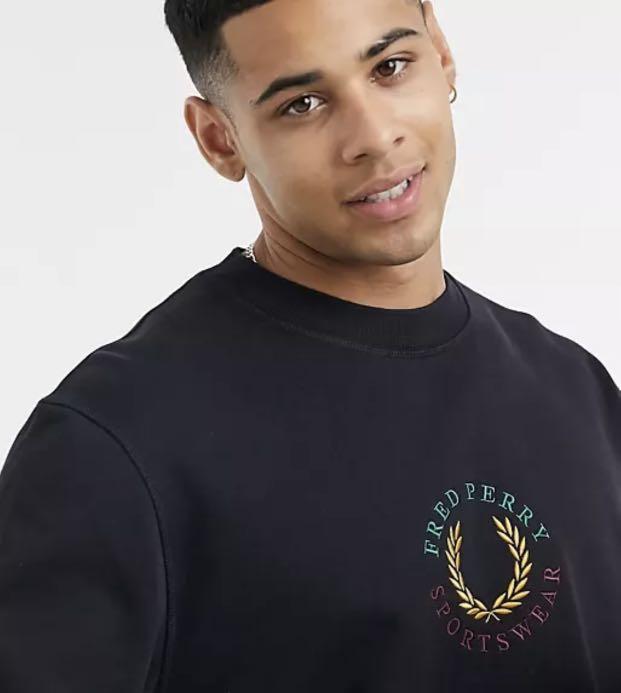 NEW Original Fred Perry Global Branded Sweatshirt Men s Fashion