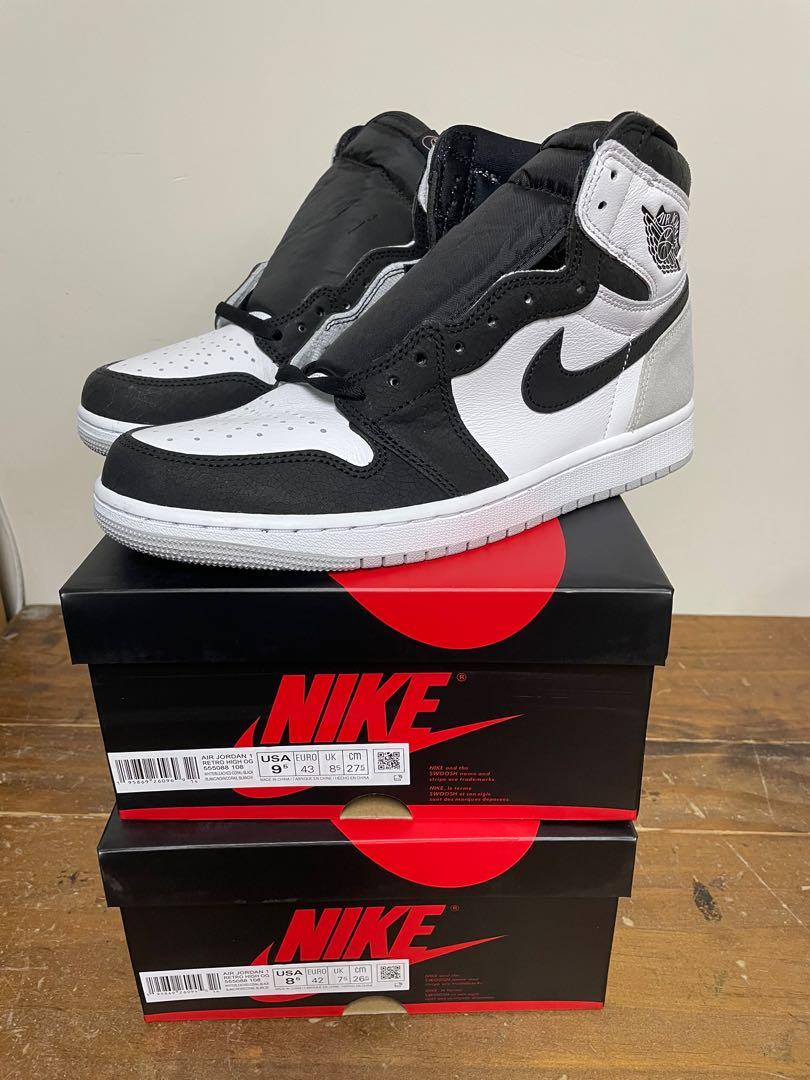 Nike Air Jordan 1 High OG Stage Haze Grey 555088 108, 男裝, 鞋, 波