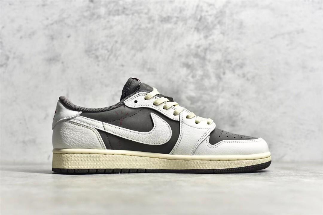 Nike Air Jordan 1 Low Travis Scott Reverse Mocha, 男裝, 鞋, 波鞋