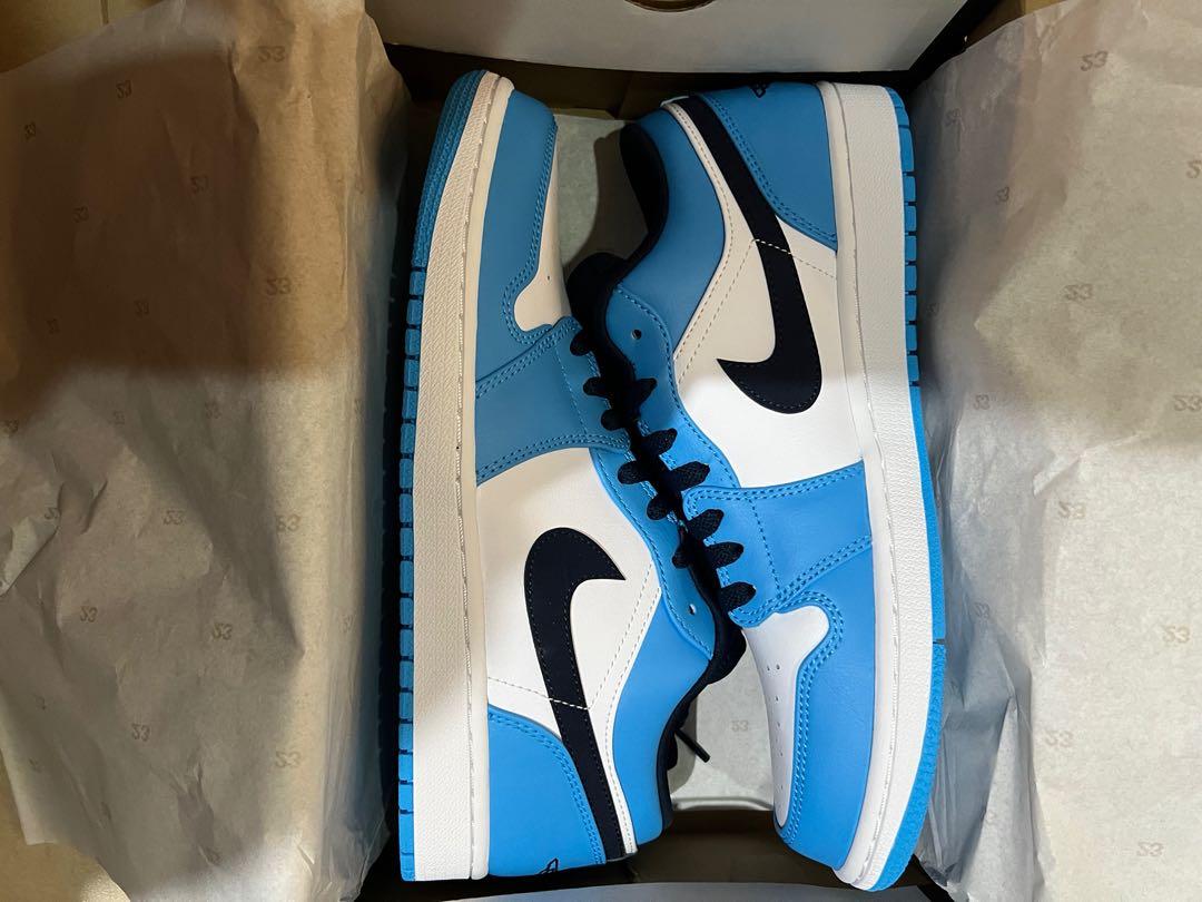 Nike air jordan 1 low university blue 