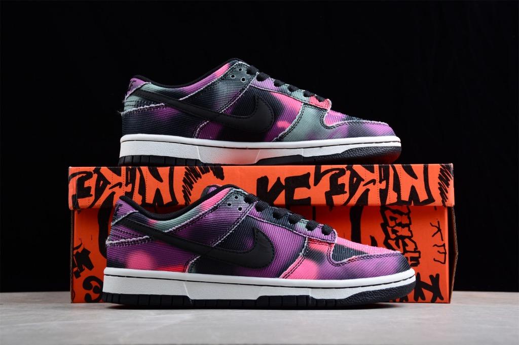 Nike Dunk Low Graffiti Pink - DM0108-002 shoes Euro 36-46