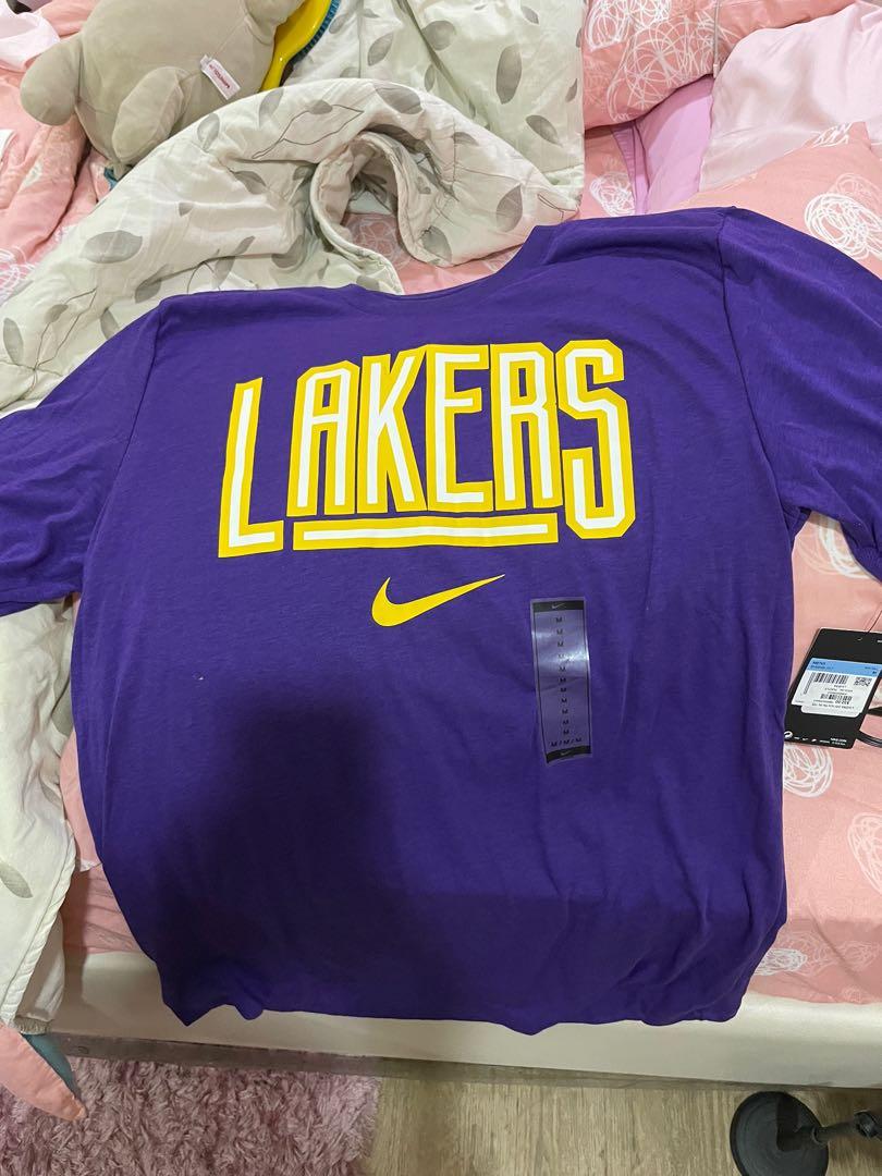 NIKE Lakers Shirt MEDIUM, Men's Fashion 